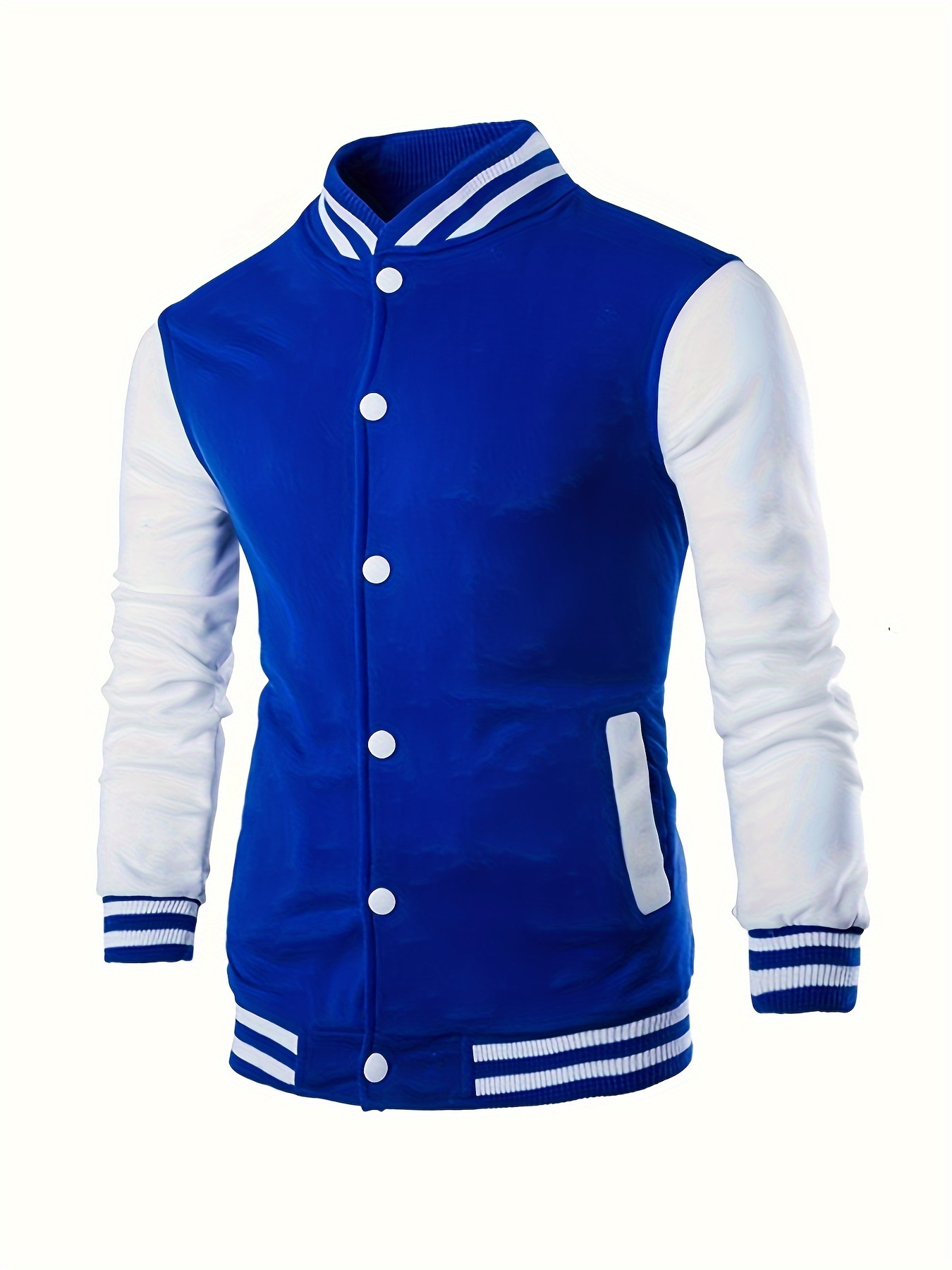 color block varsity jacket mens casual baseball jacket coat regular fit college hipster windbreaker for spring autumn details 24