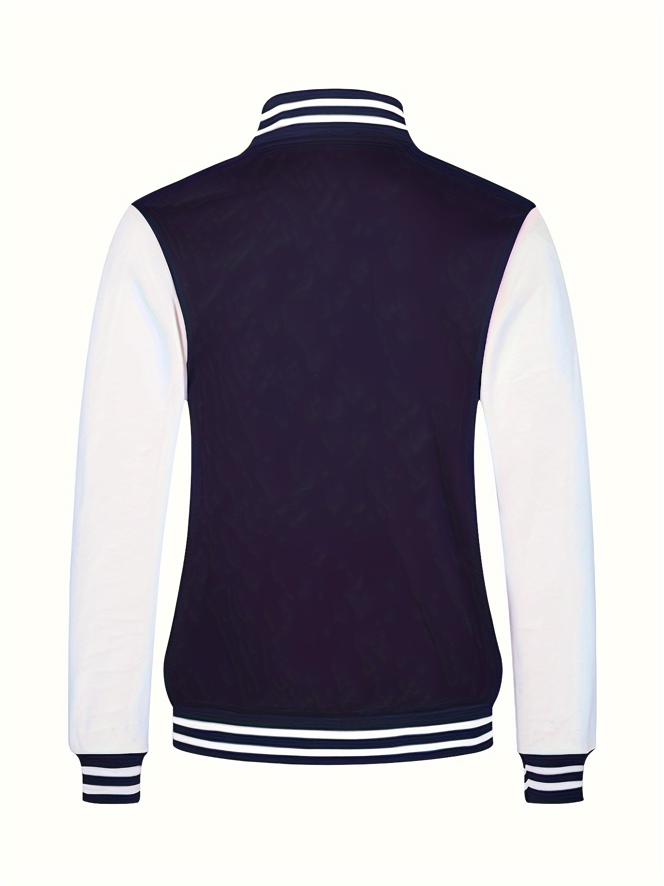 color block varsity jacket mens casual baseball jacket coat regular fit college hipster windbreaker for spring autumn details 27