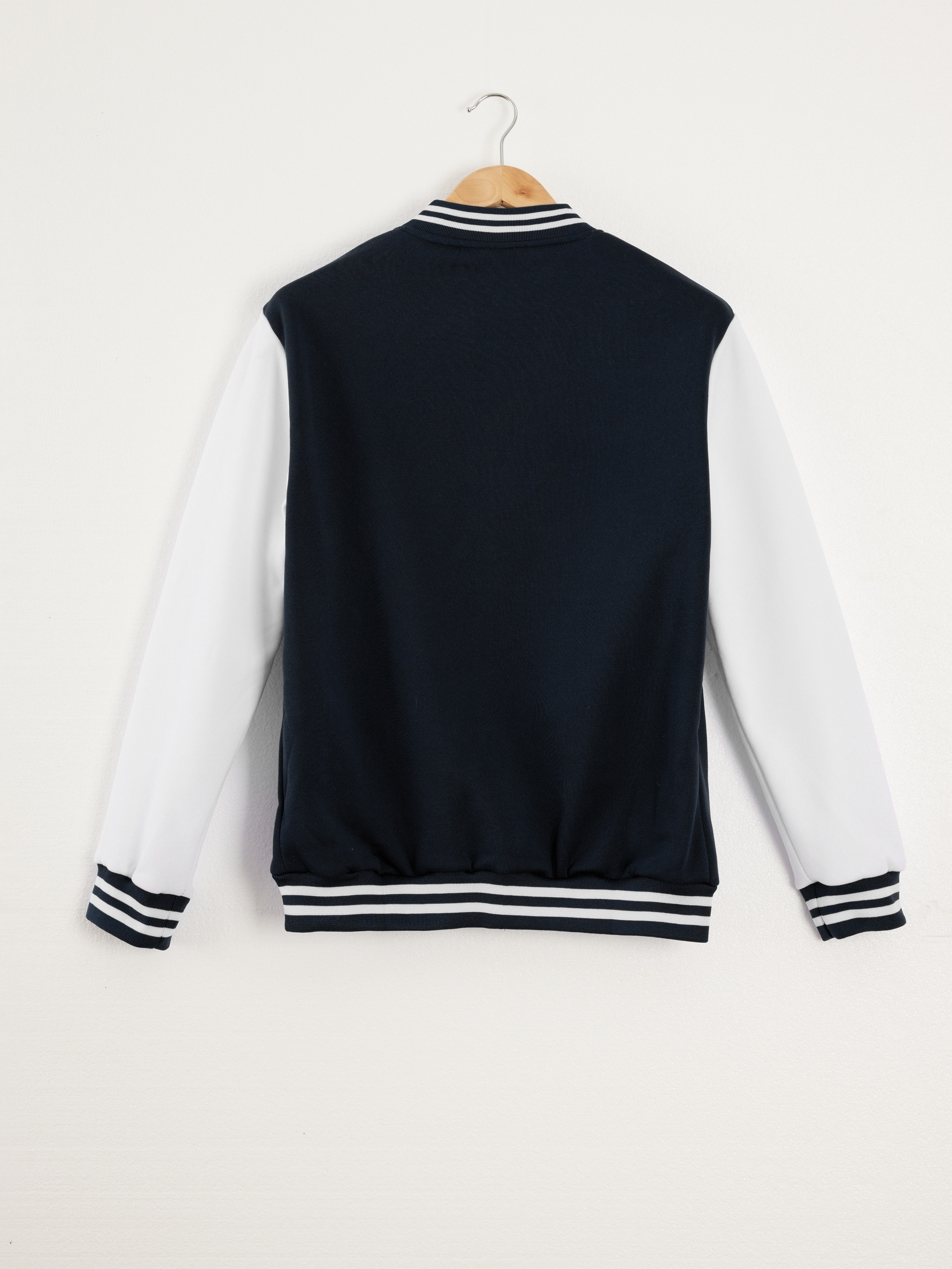 mens color block bomber jacket casual baseball collar varsity jacket for spring fall details 27