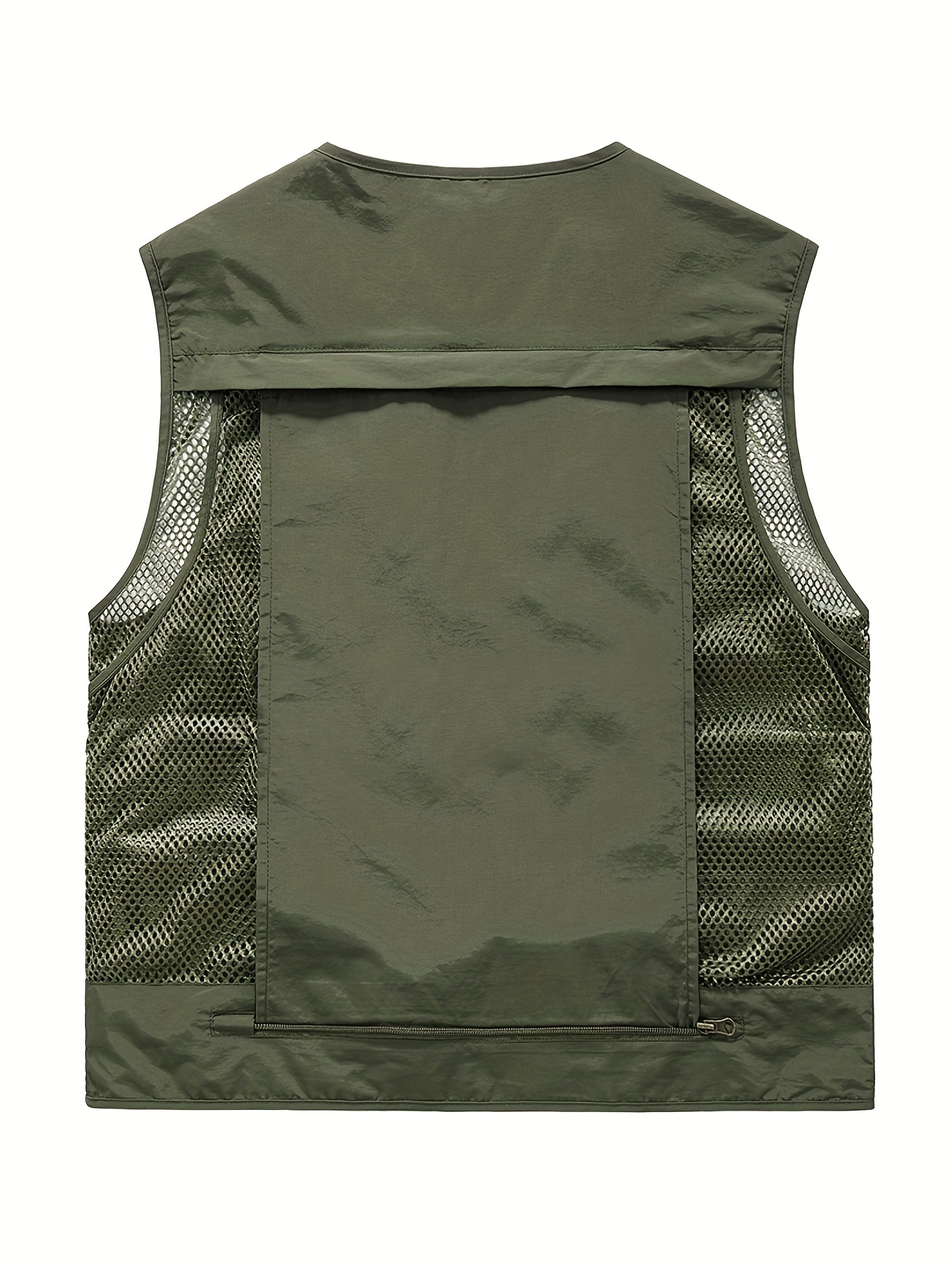 mens summer casual travels vests with multi pockets comfy breathable tops for fishing climbing details 11