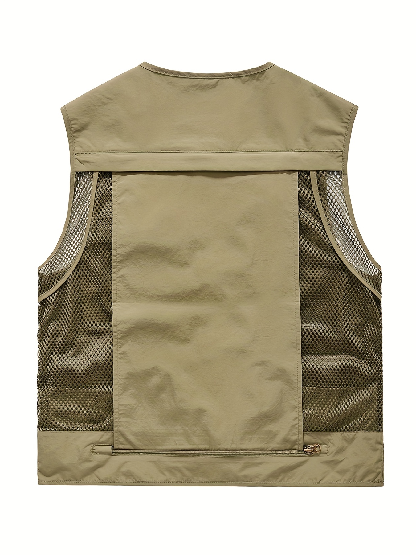 mens summer casual travels vests with multi pockets comfy breathable tops for fishing climbing details 28