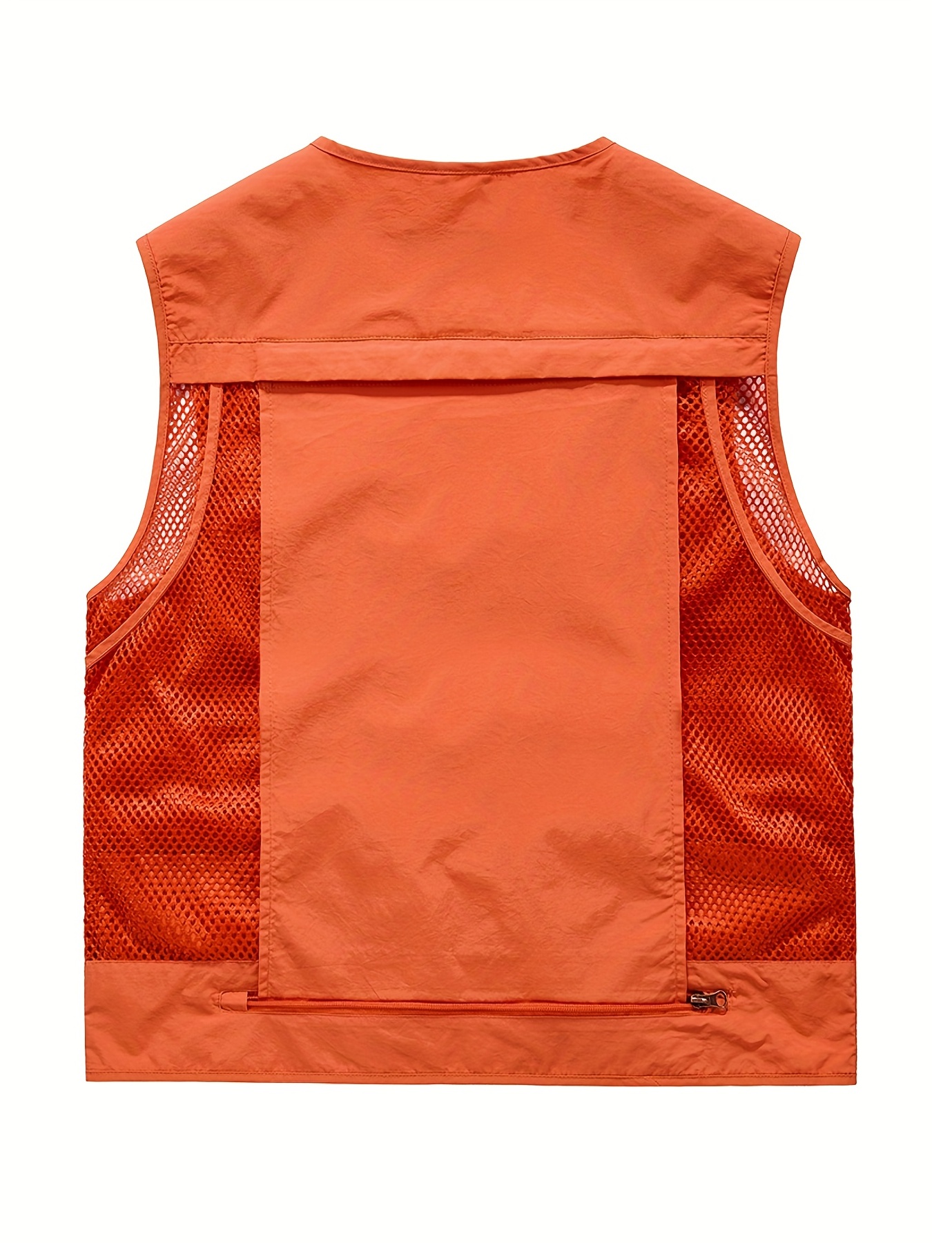 mens summer casual travels vests with multi pockets comfy breathable tops for fishing climbing details 31