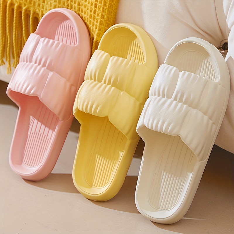 mens cloud slides pillow slides casual non slip slippers open toe shoes for indoor outdoor beach shower spring and summer details 7