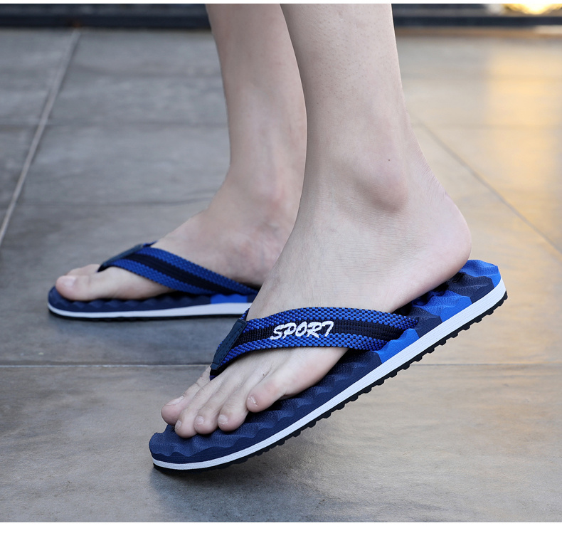 mens flip flops lightweight comfortable non slip thong sandals for indoor outdoor beach summer details 11