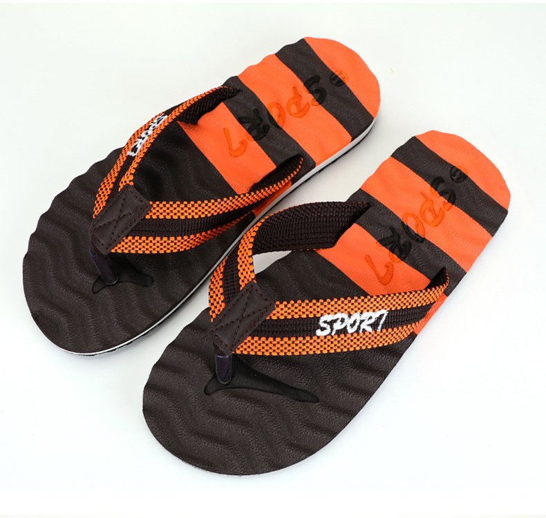 mens flip flops lightweight comfortable non slip thong sandals for indoor outdoor beach summer details 15