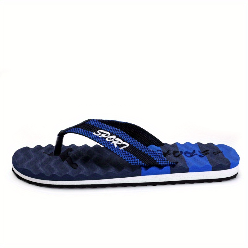 mens flip flops lightweight comfortable non slip thong sandals for indoor outdoor beach summer details 17